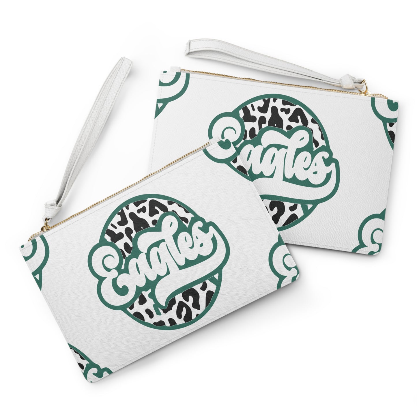 Trendy Eagles Print Clutch Bag