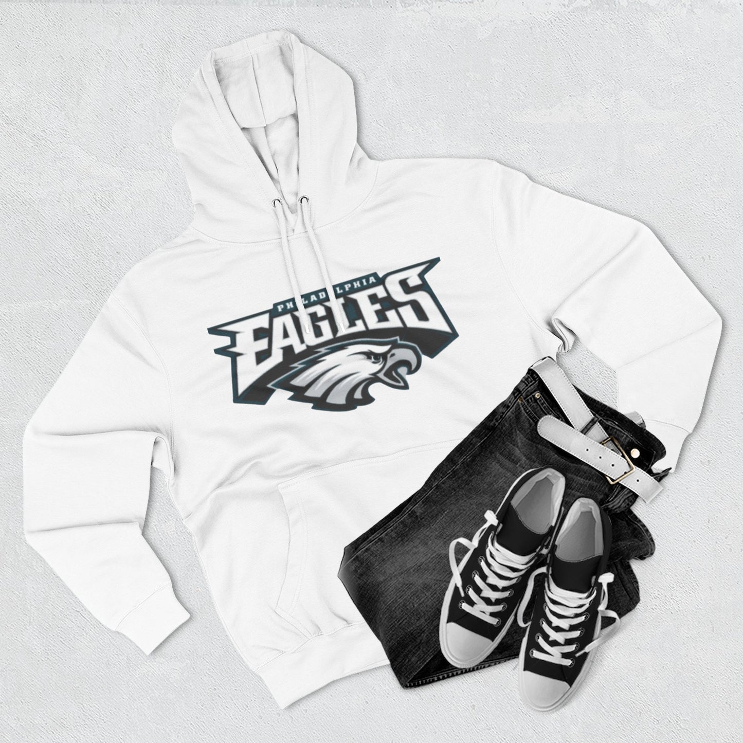 Stylish Eagle Fleece Hoodie -