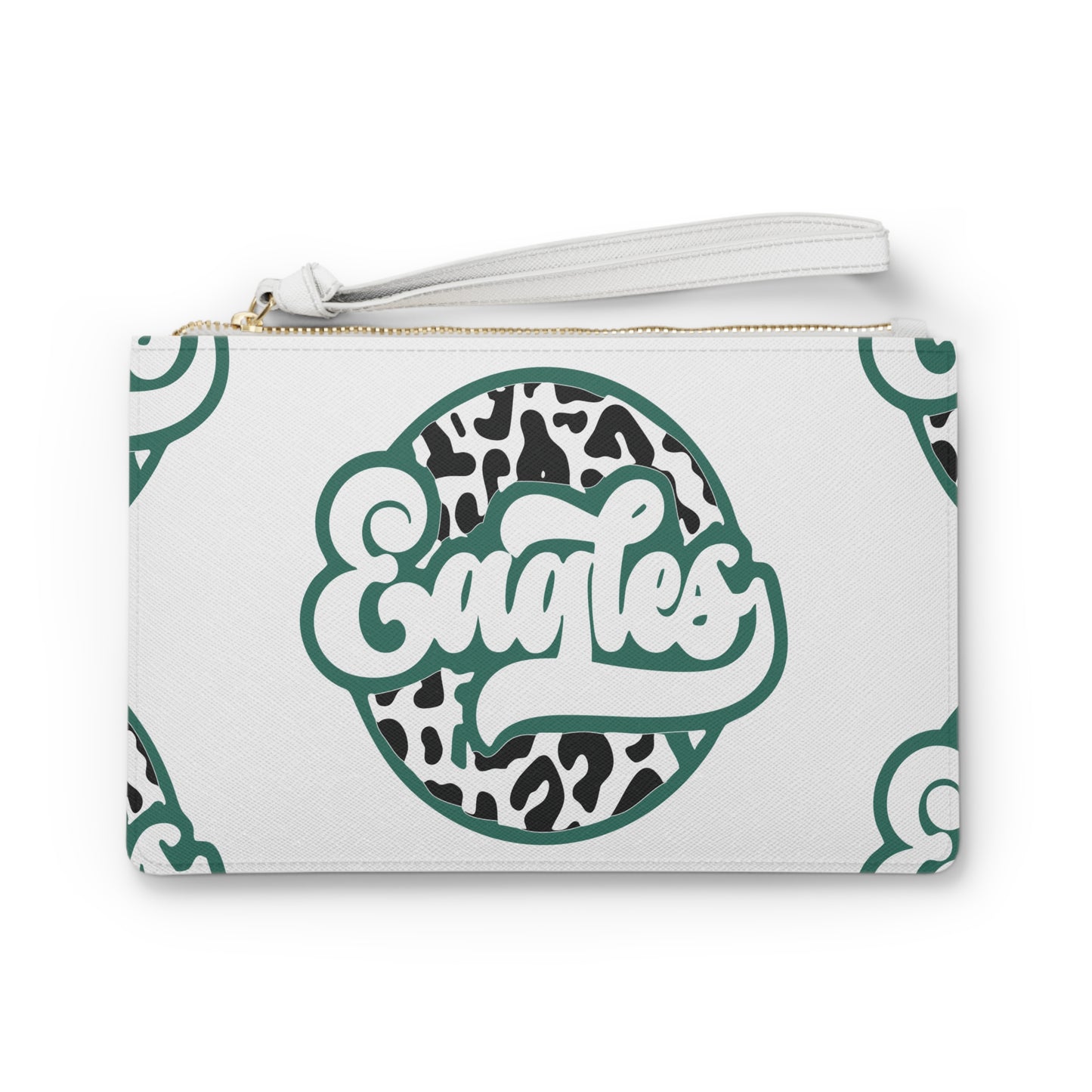 Trendy Eagles Print Clutch Bag