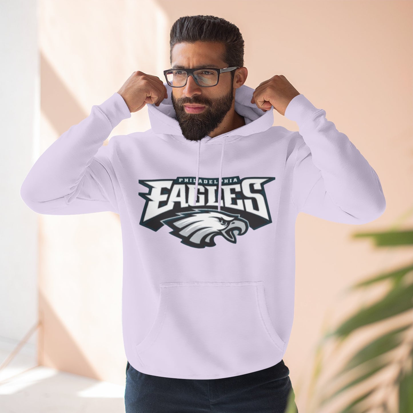 Stylish Eagle Fleece Hoodie -