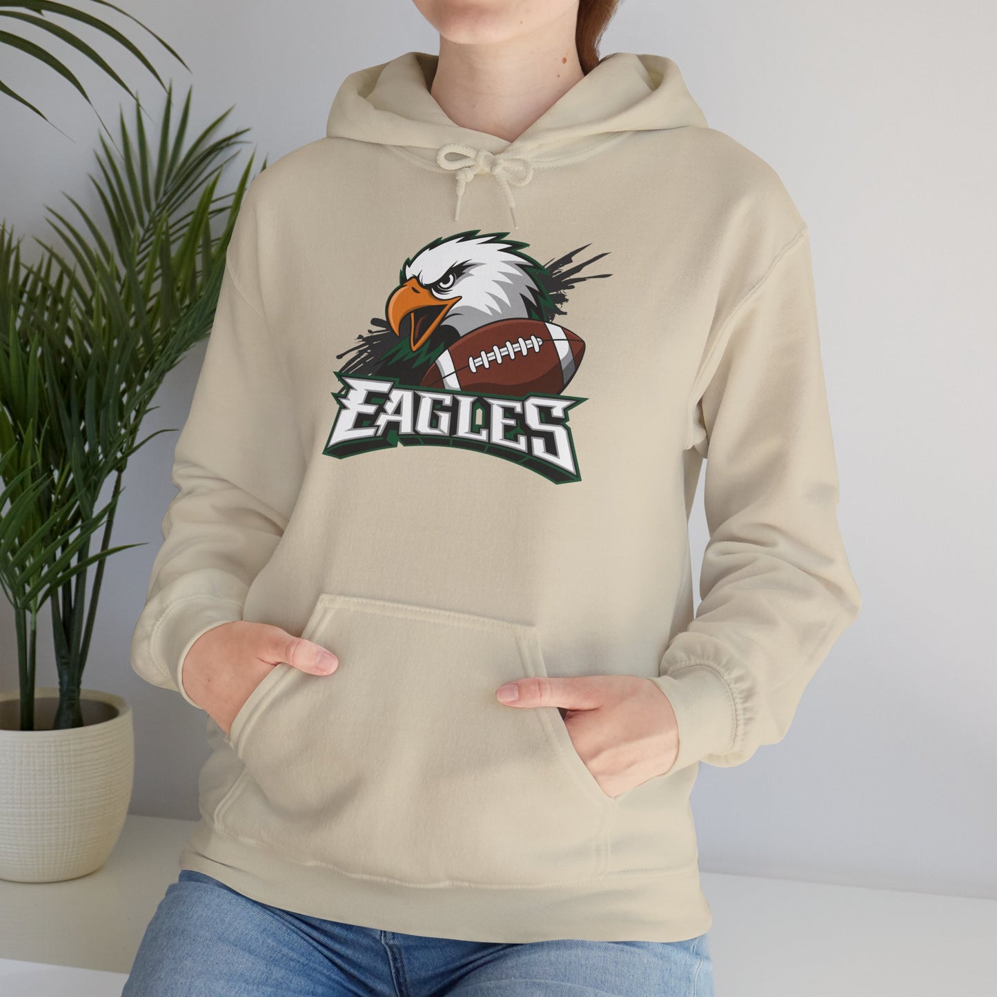 Eagles Football Unisex Heavy Blend Hoodie,