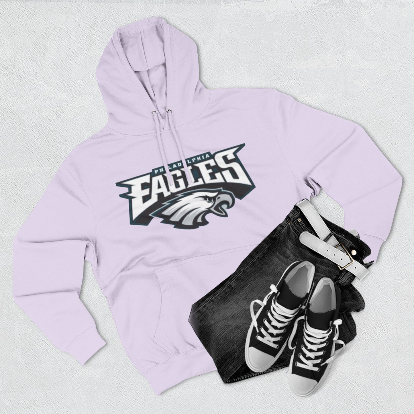 Stylish Eagle Fleece Hoodie -