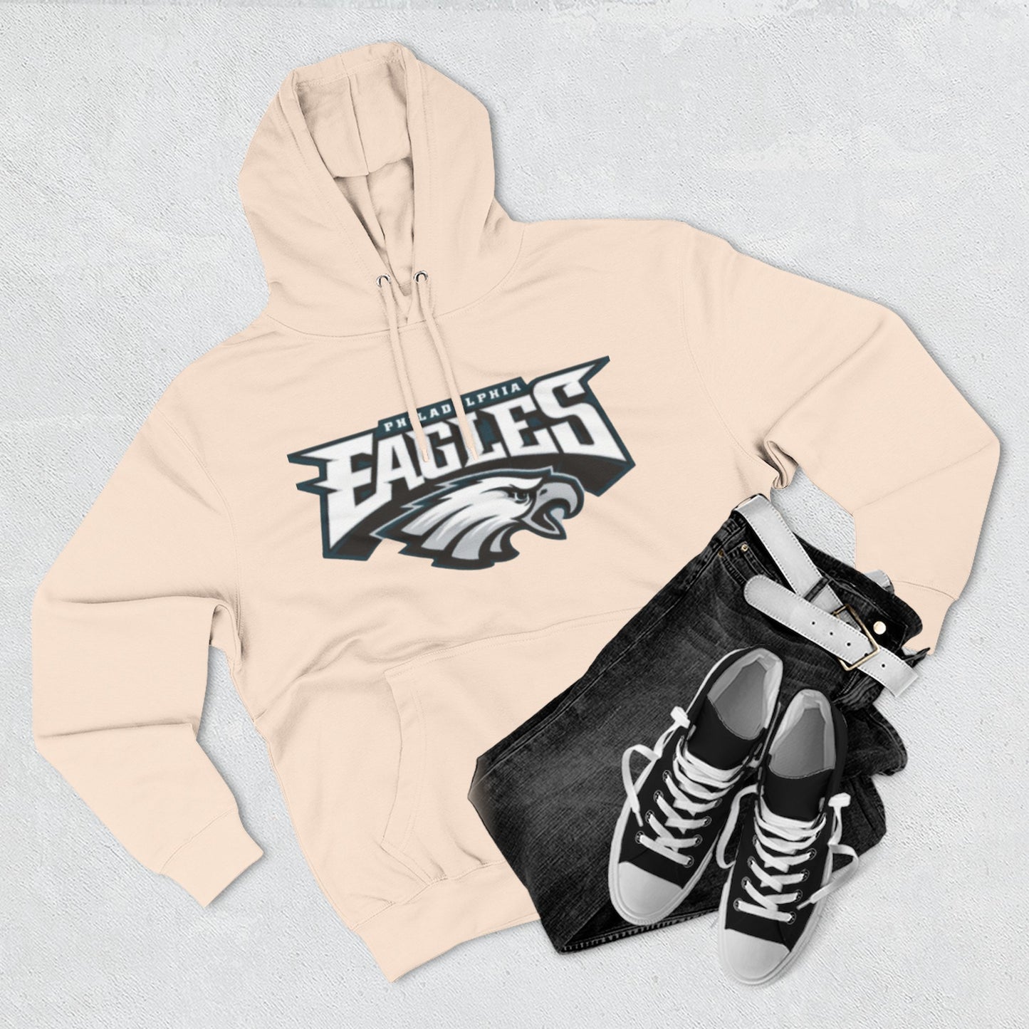 Stylish Eagle Fleece Hoodie -