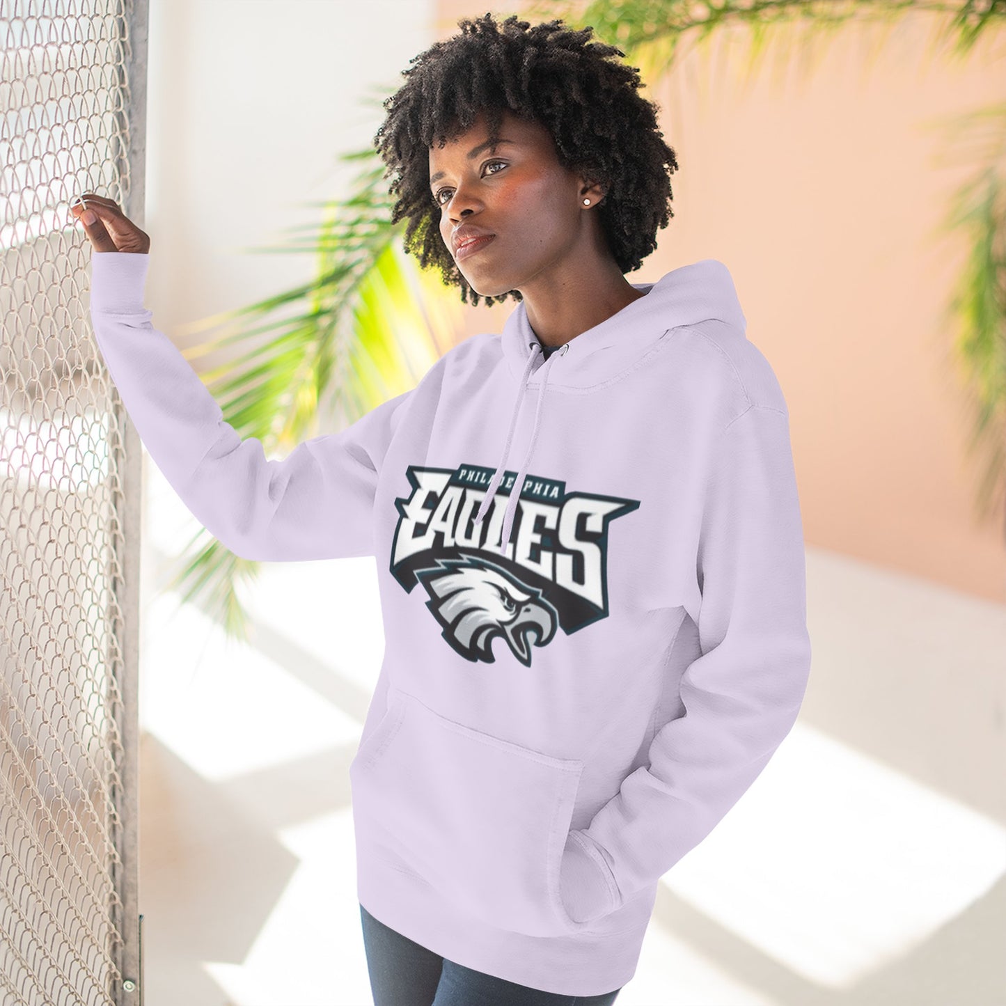 Stylish Eagle Fleece Hoodie -