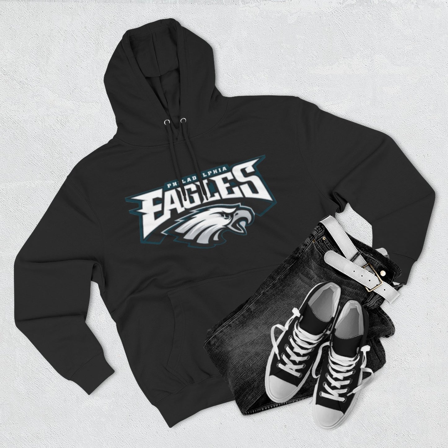 Stylish Eagle Fleece Hoodie -