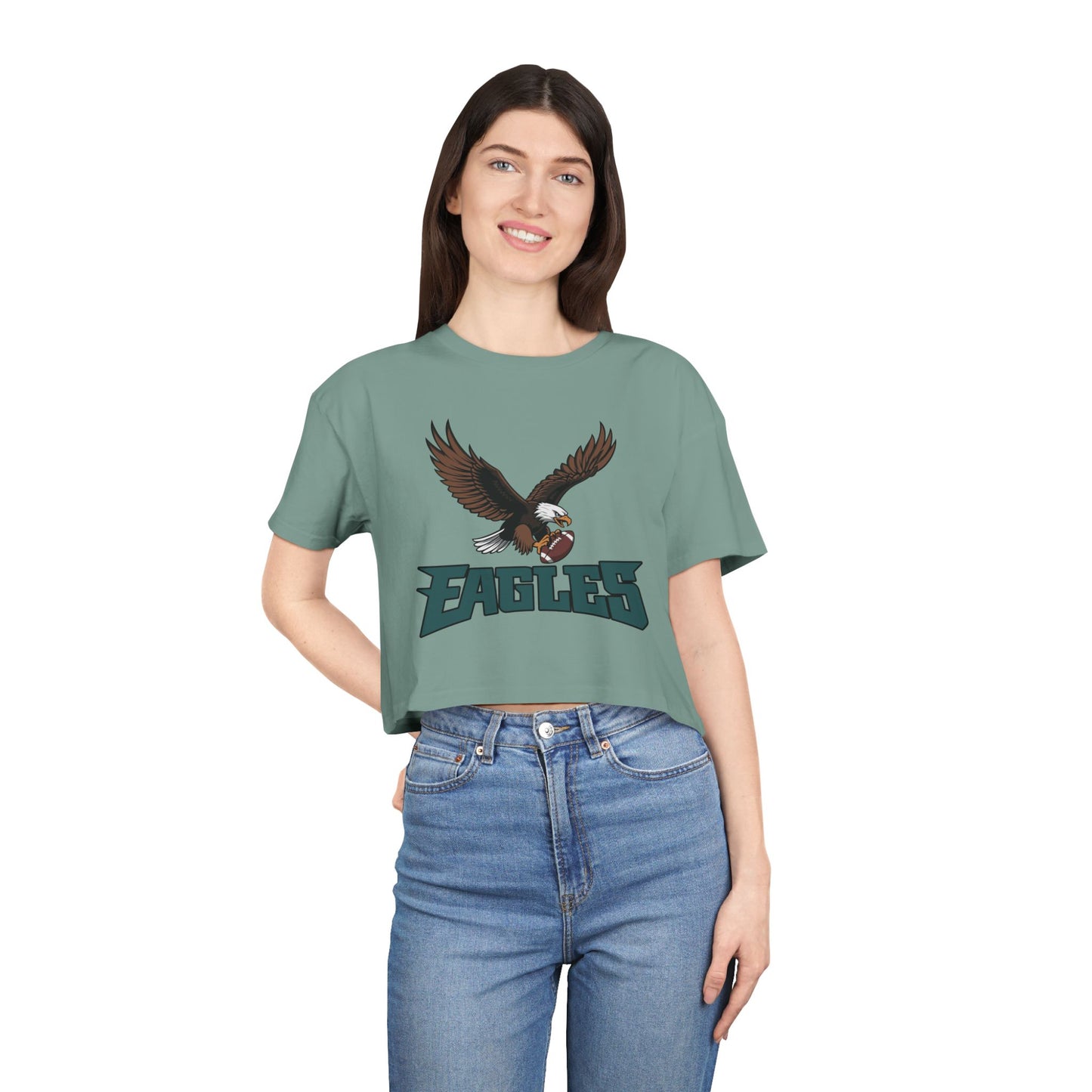 Eagle Spirit Women's Crop Tee,