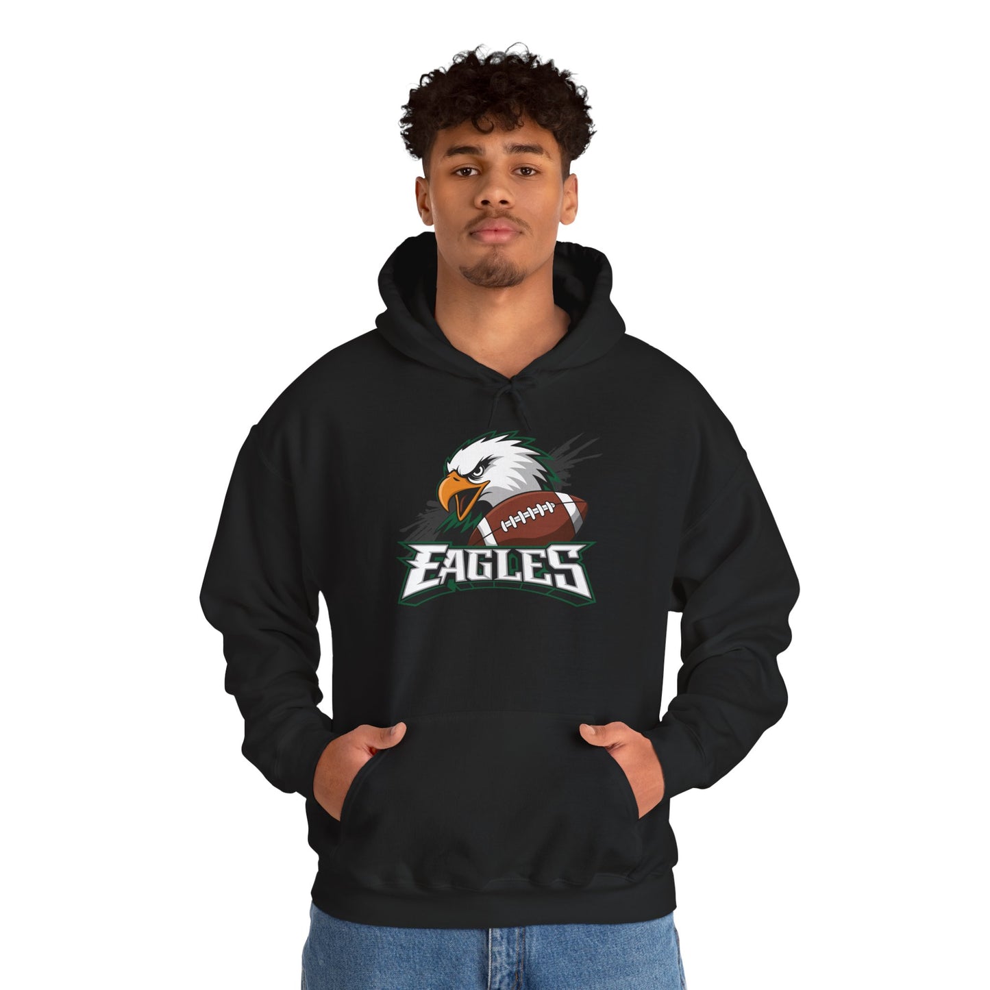 Eagles Football Unisex Heavy Blend Hoodie,