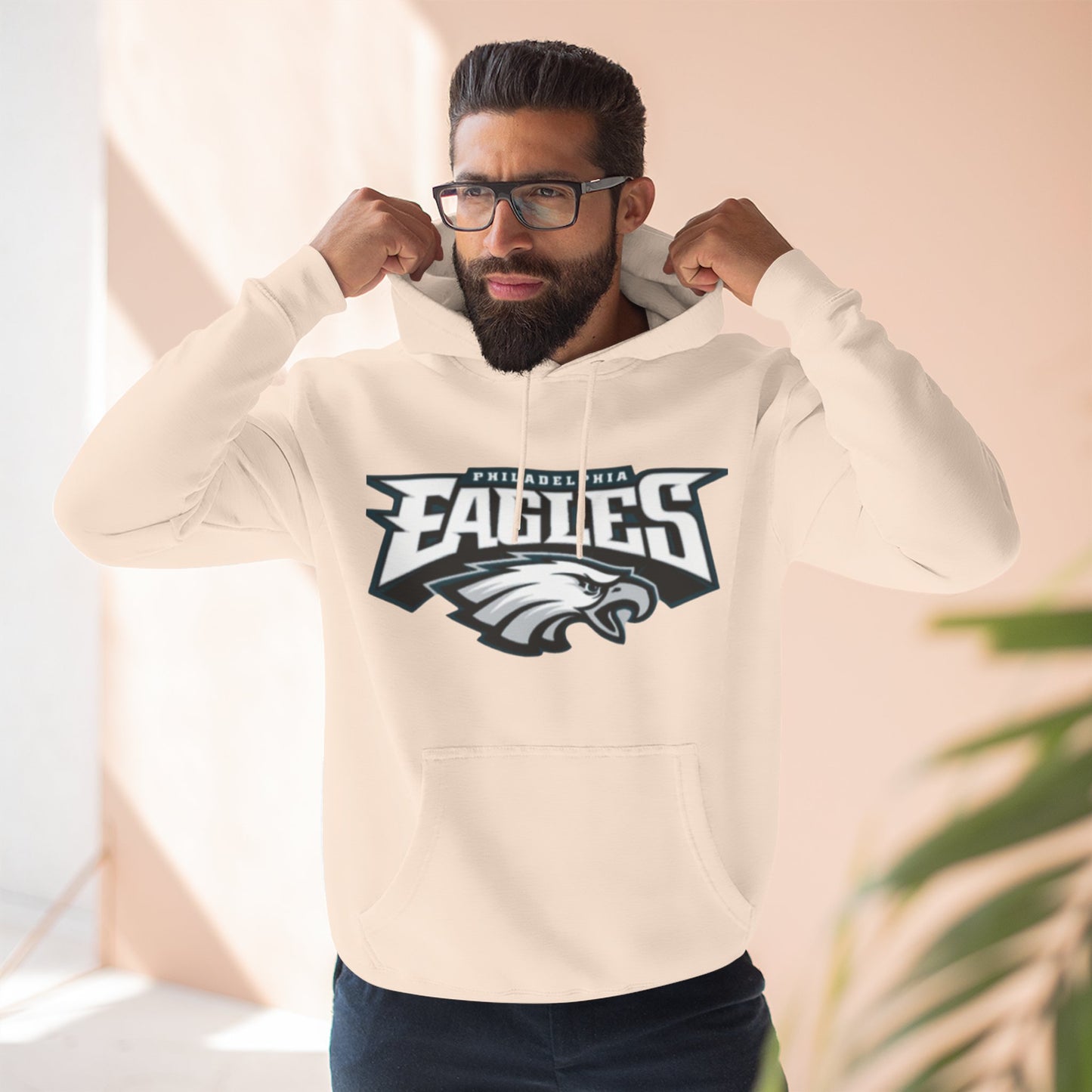 Stylish Eagle Fleece Hoodie -