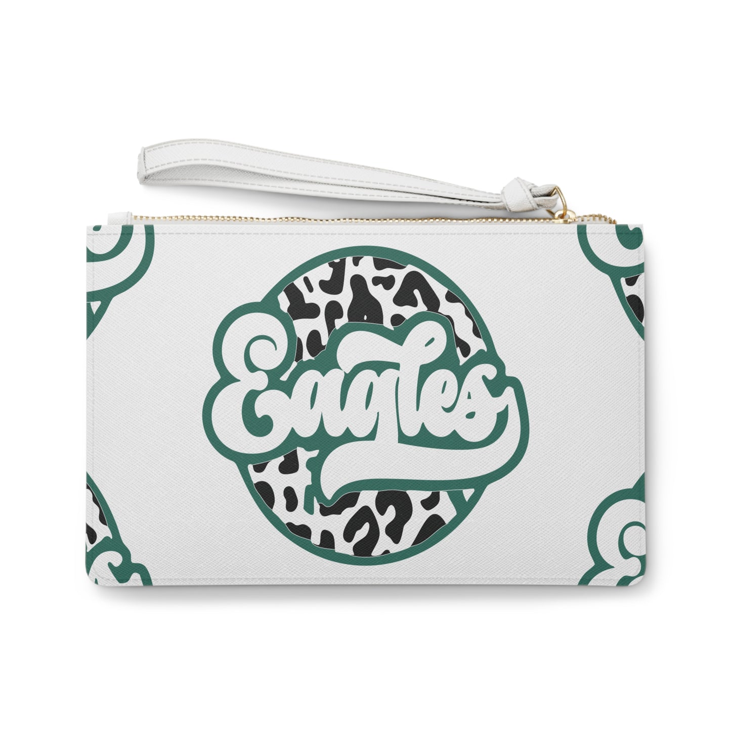 Trendy Eagles Print Clutch Bag